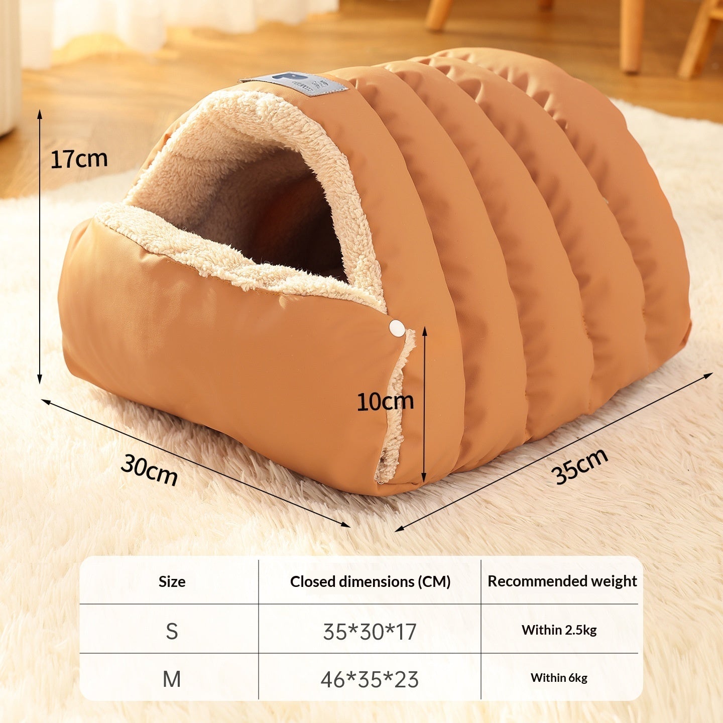 Kuschelig Geschlossener Schlafsack Katzenbett Für Winterwärme - Hobbyfy