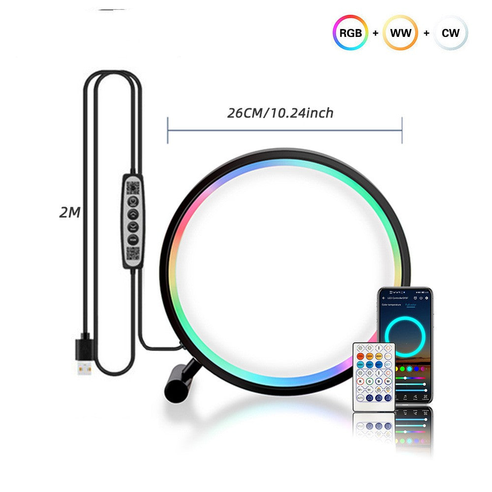 RGB Gaming Schreibtischlampe aus Aluminium – App-Steuerung