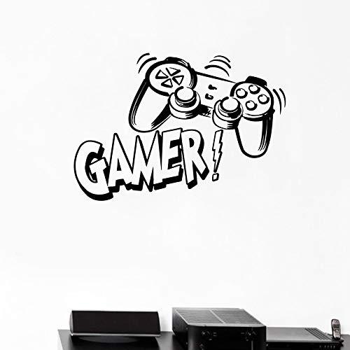 GamingGlow Raum Wandtattoo fein Gravierte Relief Optik - Hobbyfy