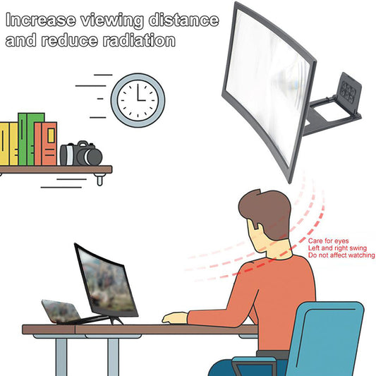 NebulaView 12 Zoll Bildschirmvergrößerer Mit HD Acryllinse Für Handys