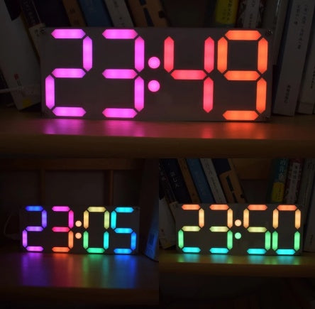 DIY Bausatz LED RainbowDigital Röhren Uhr