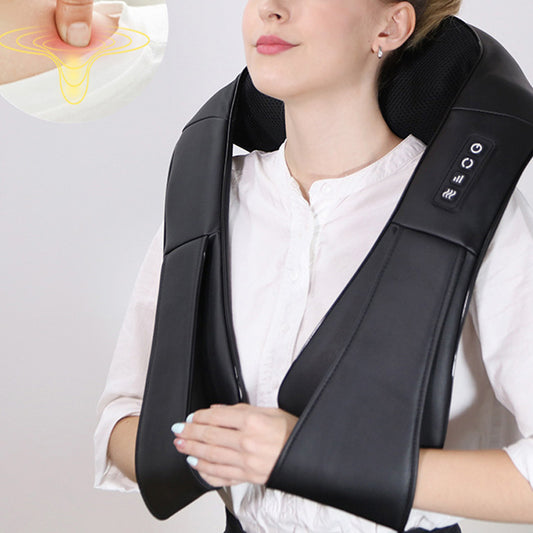 RelaxPro Schulter-Nacken Massagegerät Mit Wärmekompresse Für Zuhause - Hobbyfy