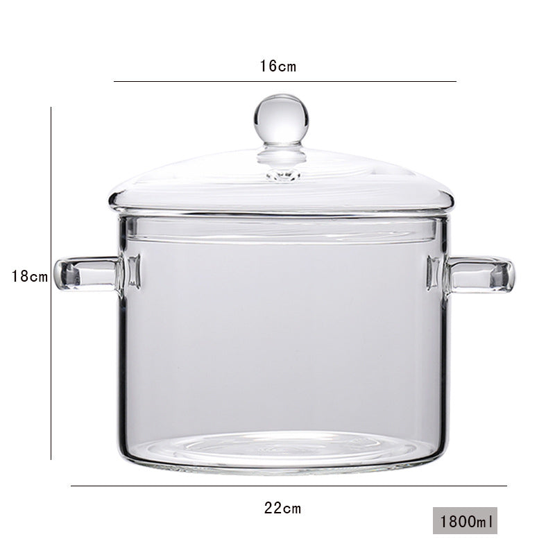 Transparenter Mini Suppentopf Aus Borosilikatglas - Hobbyfy