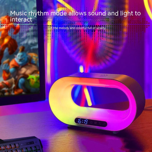 3 In 1 LED Nachtlicht Mit App Steuerung RGB Wecker - Hobbyfy