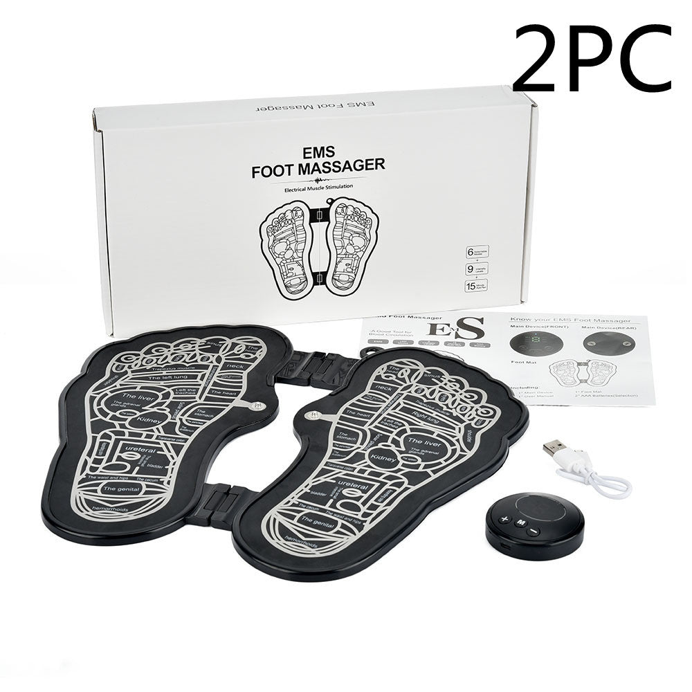 NovaLux Fußmassage Matte EMS Puls Wiederaufladbar - Hobbyfy