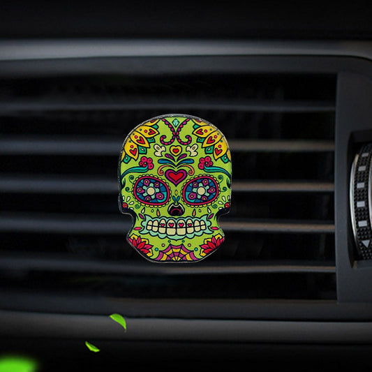 LuxAroma Autoduftspender Aus Acryl Mit Schädel Design Kompakt