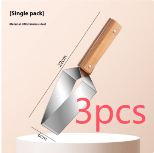 GourmetKüche Wassermelonen Dreiecks- Schneider 430er Edelstahl