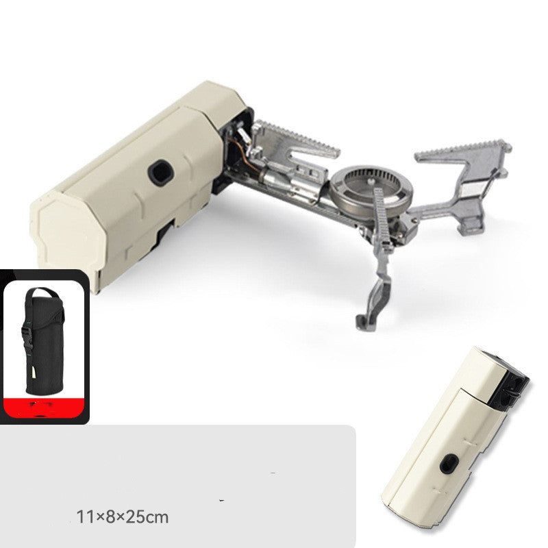 TerraGear Outdoor Tragbarer Gaskocher aus Aluminium