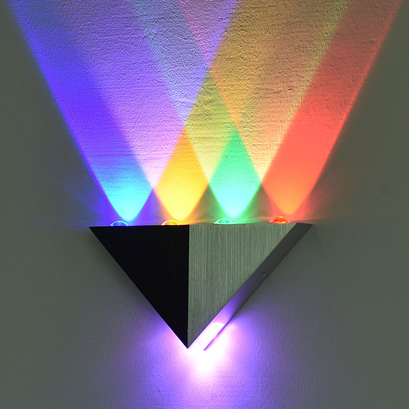 LED Dreieck Wandleuchte Aluminium Für TV Und Wohnraum - Hobbyfy