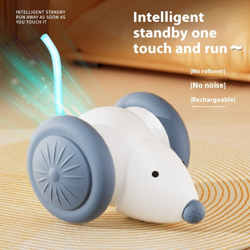 SmartPet Elektrischer Maus-Teaser Katzen Spielzeug Hindernisvermeidung - Hobbyfy