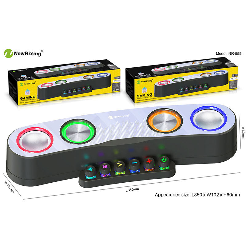 Colorful Desktop Gaming Bluetooth Speaker Mit LED Kompakte Klanglösung - Hobbyfy