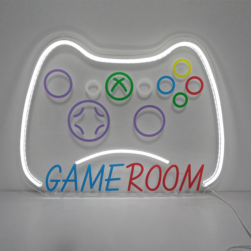 Net Red LED Neonlicht Spielcontroller Dimmbare Beleuchtung - Hobbyfy