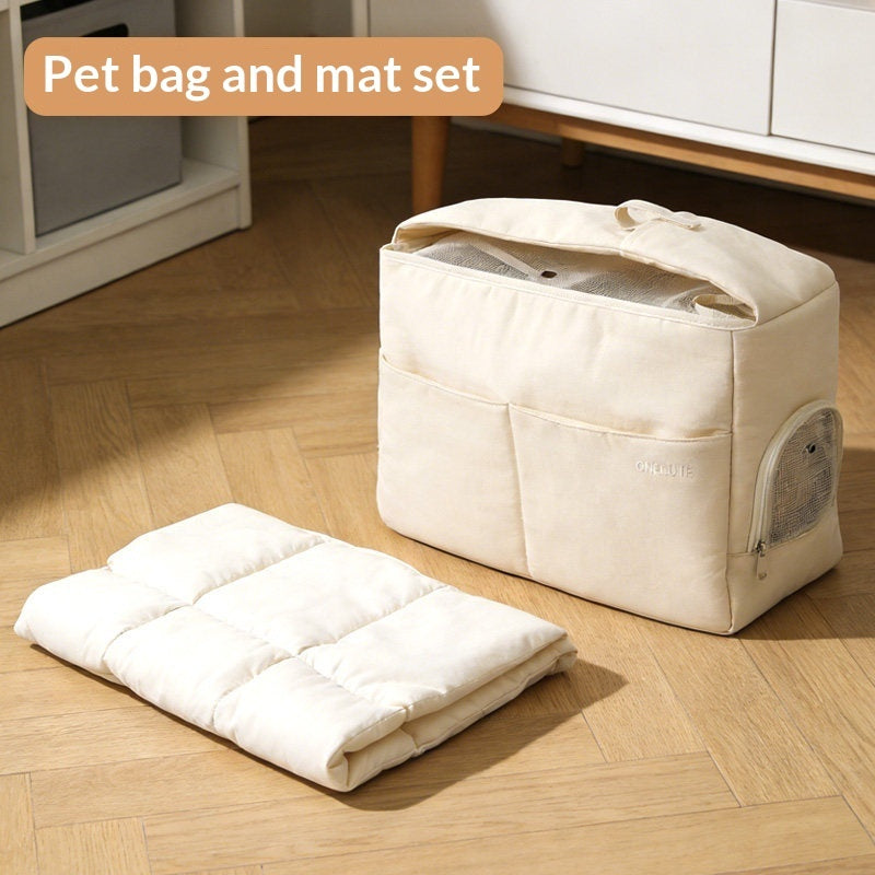 Katzenkomfort Katzentragetasche Leichte Aprikosenfarben Outdoor-Reisen