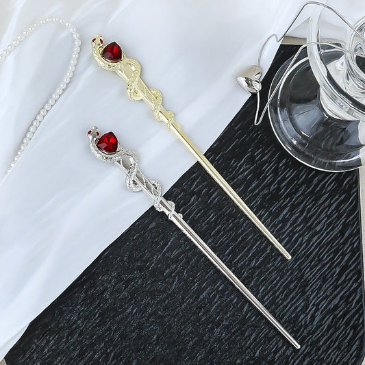 LuxeSchmuck Schlangenclip Silberkristalloptik Oder Goldkristalloptik - Hobbyfy