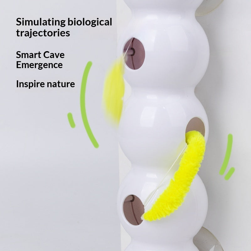 Smarter Katzenteaserstab Elektrisch Mit Intelligenter Sensorik USB - Hobbyfy
