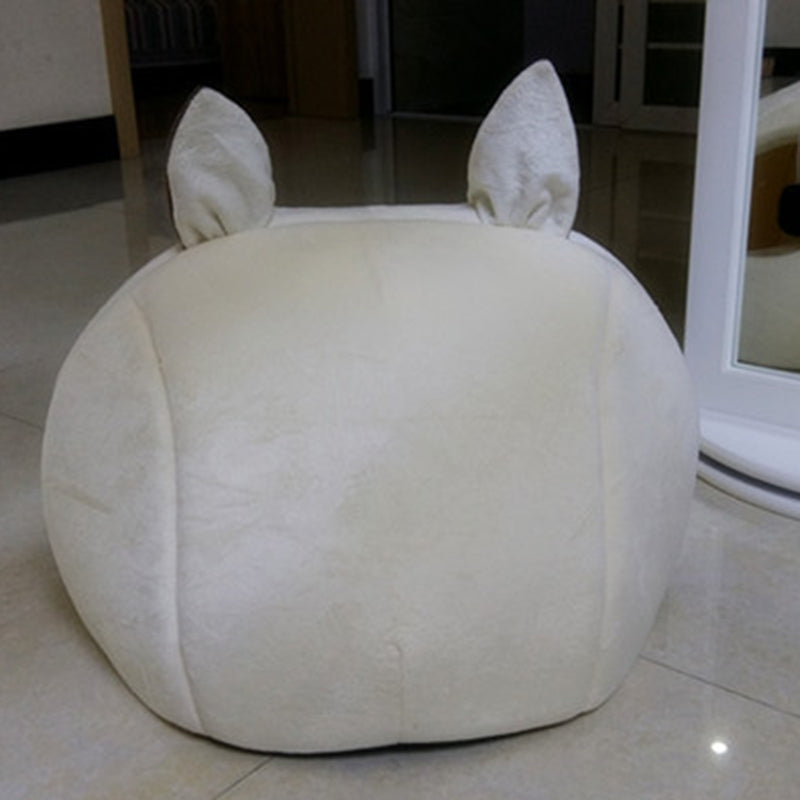 Haustierbett Kuschelplüsch Warmes Innenfutter Ideal Für Katzen Und Kleine Hunde - Hobbyfy