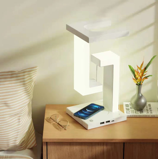 Schwebende Balance Lampe Mit Kabellosem Laden Für Smartphone - Hobbyfy
