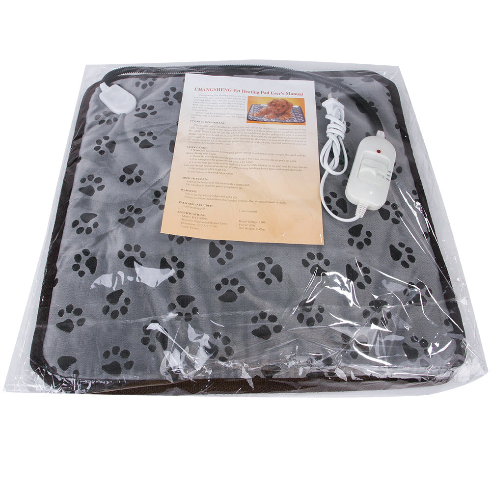 Wärmepad Für Hund Und Katze Mit Wasserfestem Heizkissen mit Kabelschutz - Hobbyfy