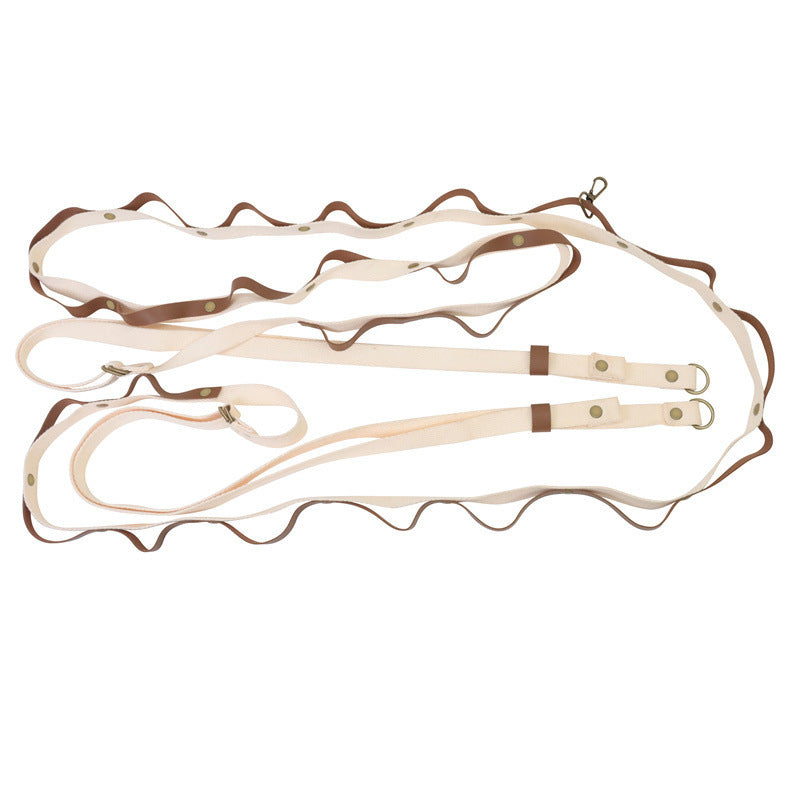 Outdoor Lanyard Für Zelt Befestigungen Aus Echtem Leder