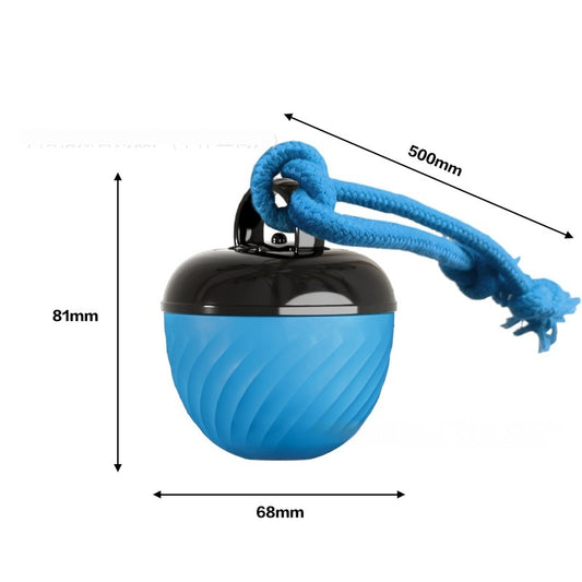 Smart Hundespielzeug Kauerfest Seilball Zahnungshilfe Blau Oder Rot