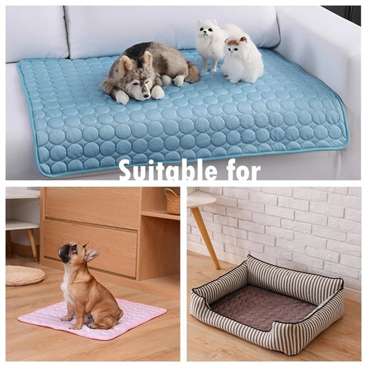 Kühlmatte Extra Groß Blau Für Hund Und Katze - Hobbyfy