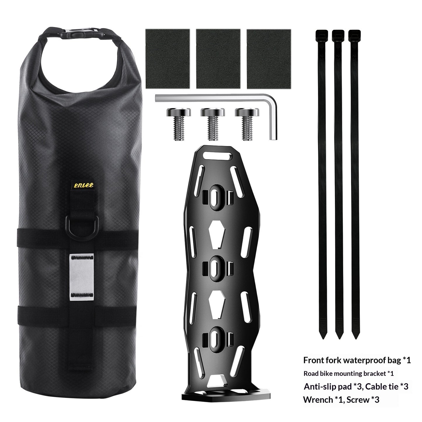 RoadMountain FrameFork Waterproof Bag Schwarz 5 Liter Kapazität