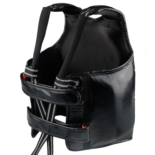 Brustschutz Schwarz Boxen Kampfsport Taekwondo Schutzausrüstung