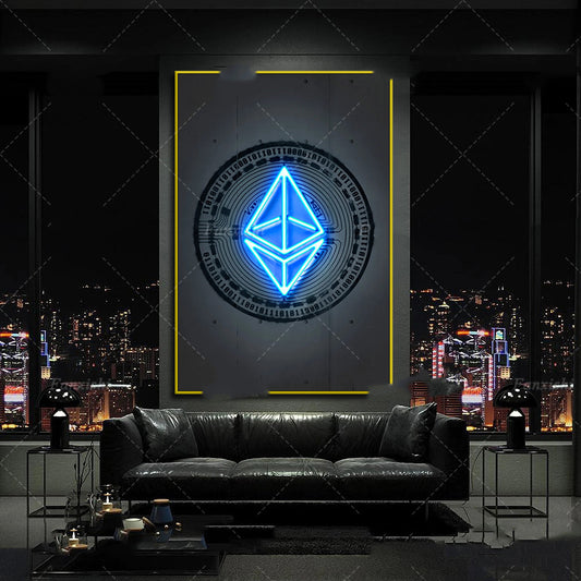 ArteNova Leinwandbild Öl-Leinwandkern Zeitloses Muster Flaches Format