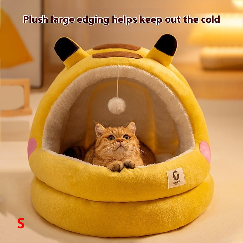 Cat Nest Four Seasons Universal Winter Warm Closed - Hobbyfy