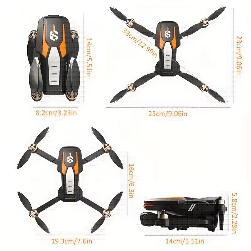 F168 Drohne Brushless Mit Hindernisvermeidung Langzeitflugzeit - Hobbyfy