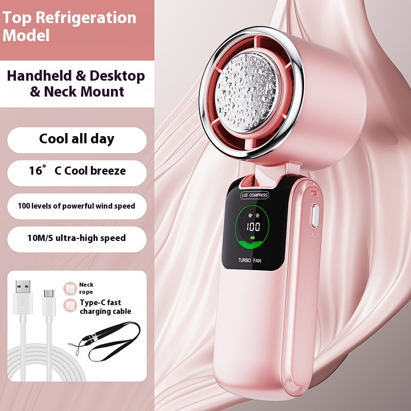 Hochgeschwindigkeits Handventilator Faltbar USB Akku 4000 mAh - Hobbyfy