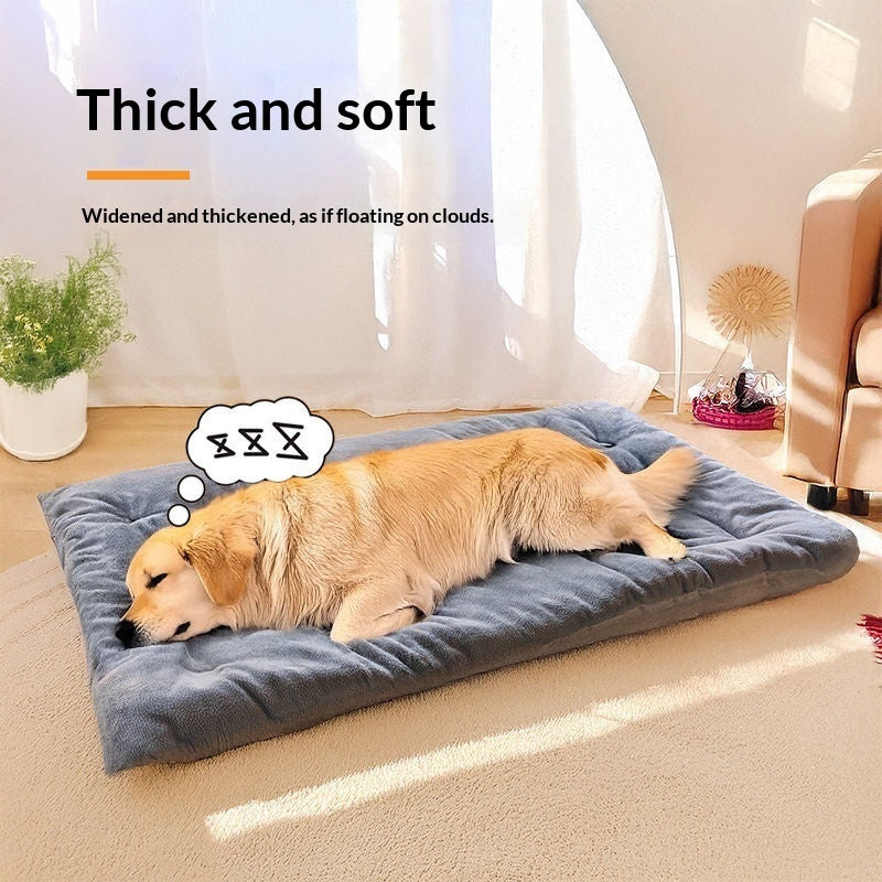 Dick Gepolsterte Fleece Hundematte 120x60 cm Groß Kennel - Hobbyfy