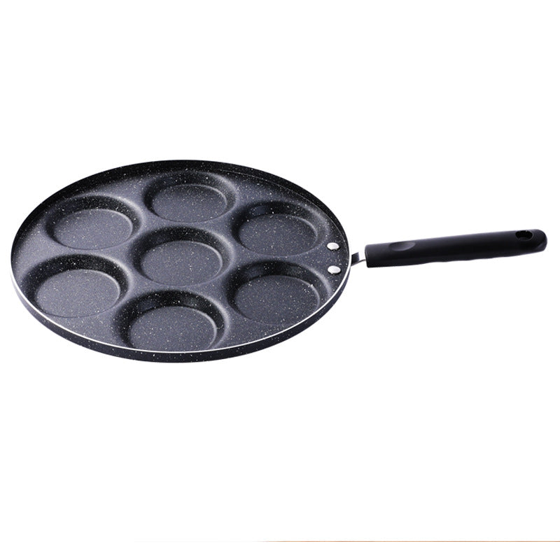 Eierpfanne Antihaft Pfannkuchenpfanne 4 Tassen Gasherd Gleichmäßige Hitzeverteilung - Hobbyfy