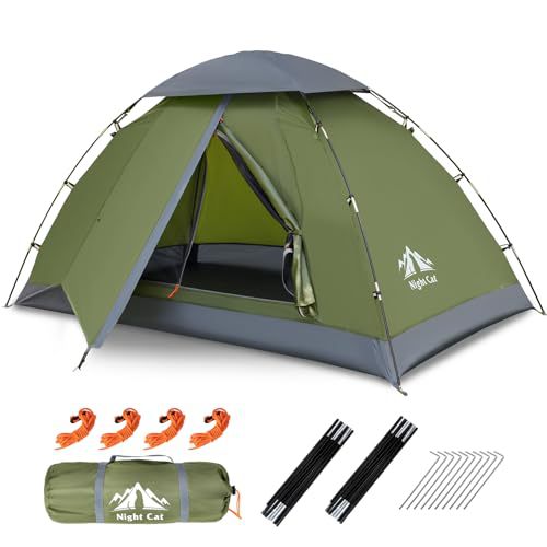 Camping Zelt Zwei Personen Wasserdicht Schneller Aufbau - Hobbyfy
