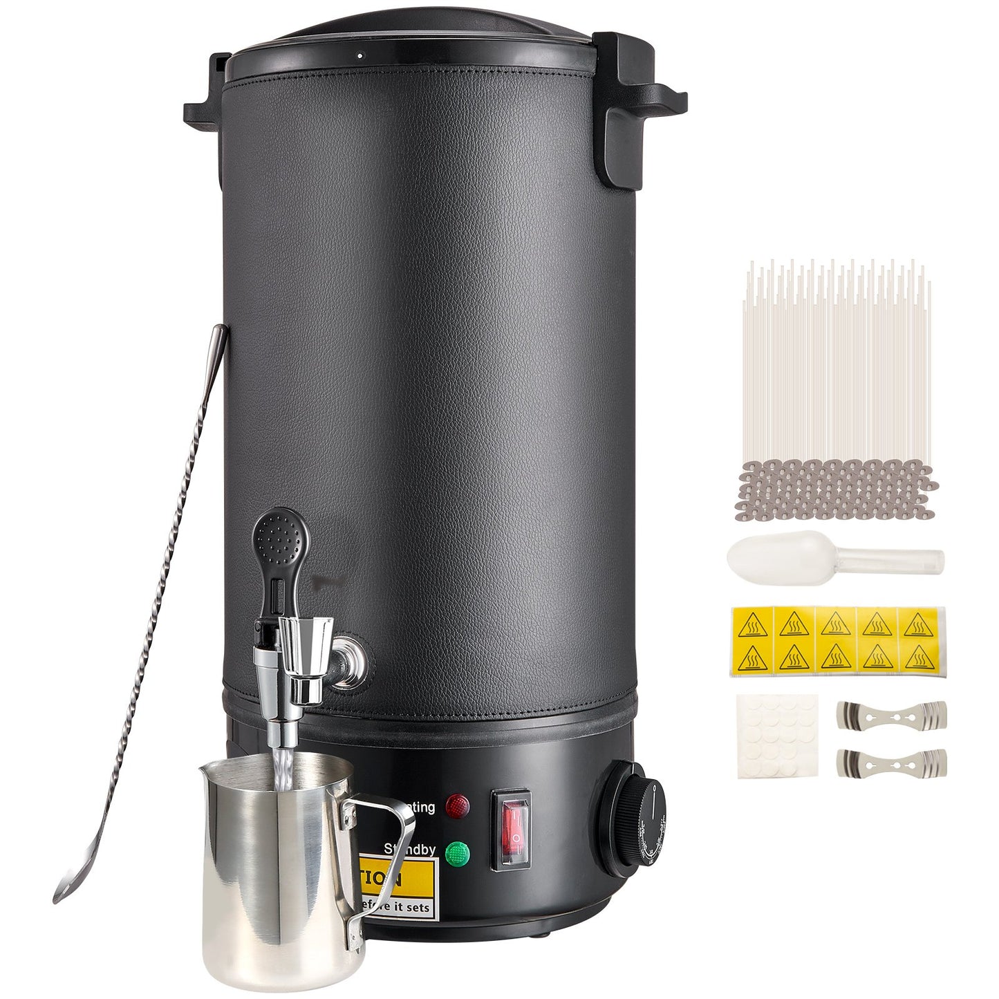 KerzenMeister Kommerzieller Wachsschmelzer 10 L 1100 W DIY Set
