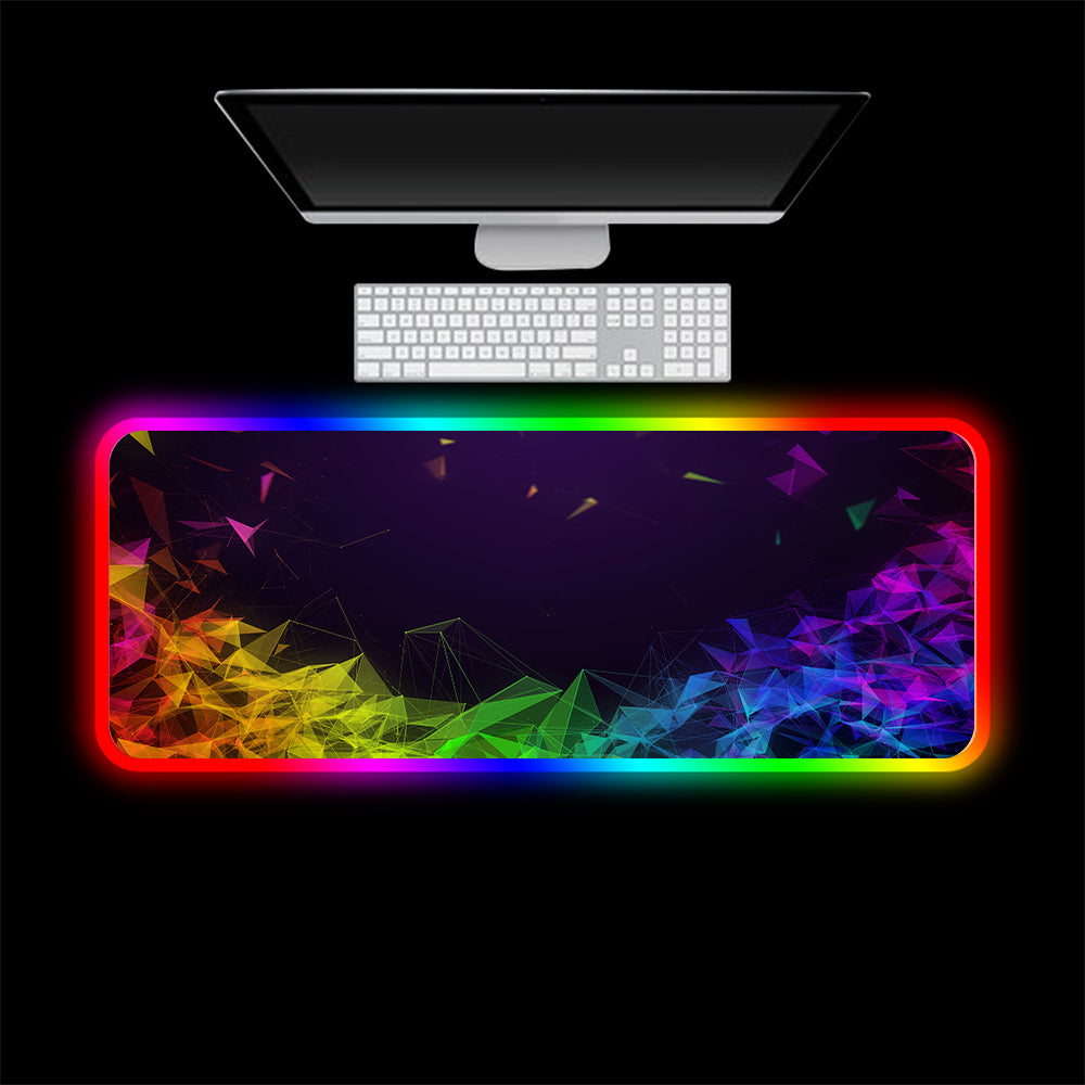 Luminous RGB LED Mouse Pad Große Schreibtischunterlage Für Gaming