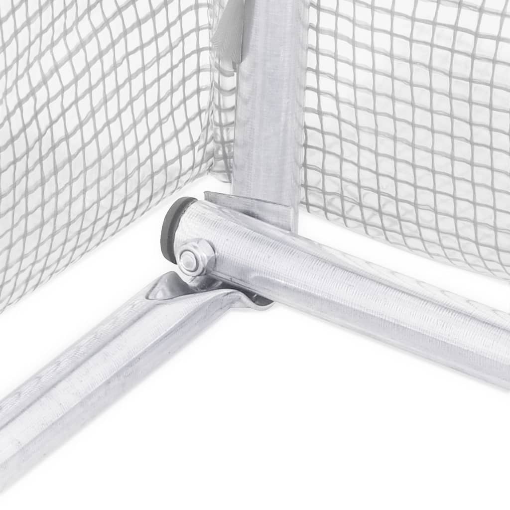 Gewächshaus Stahlrahmen 10 m2 Nutzfläche 5 x 2 x 2,3 m - Hobbyfy
