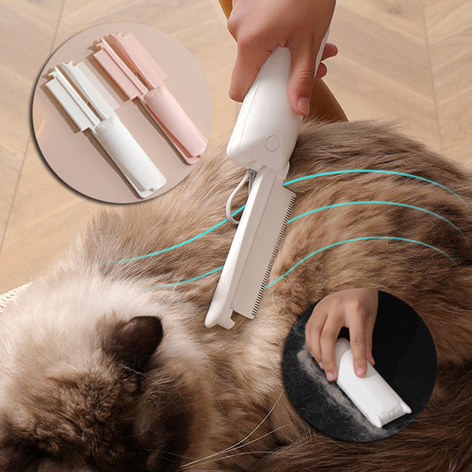 Pet Groomer Haarentferner Bürste Für Hunde Und Katzen Sanfte Massage - Hobbyfy