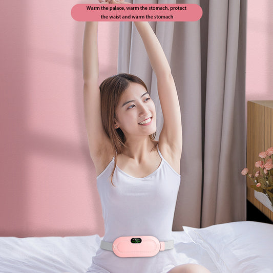 LunaTherm Menstruations Heizgürtel Mit Vibrationsmassage USB Aufladbar - Hobbyfy