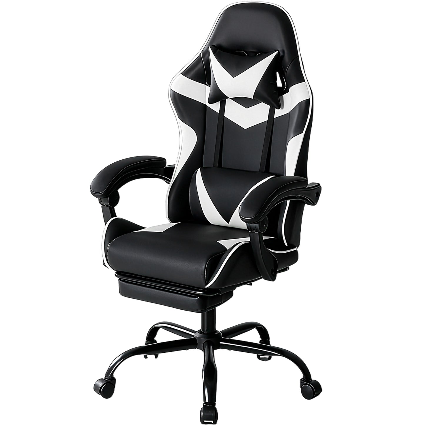 E Sports Stuhl Mit Fußstütze Robuster Metallrahmen Für Halt & Gamingkomfort - Hobbyfy