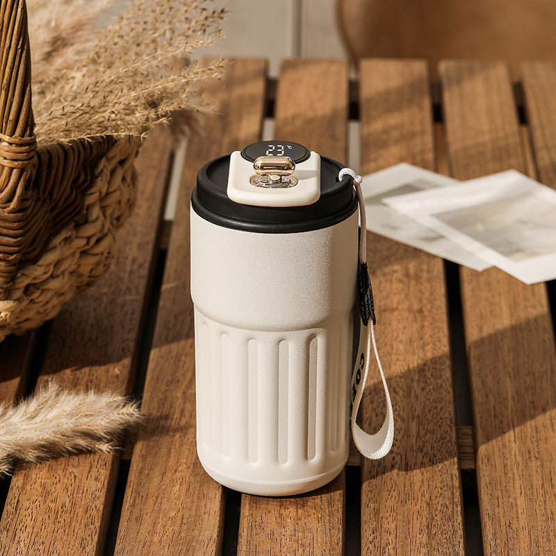 Digitale Thermosflasche 450ml Edelstahl Temperaturanzeige - Hobbyfy
