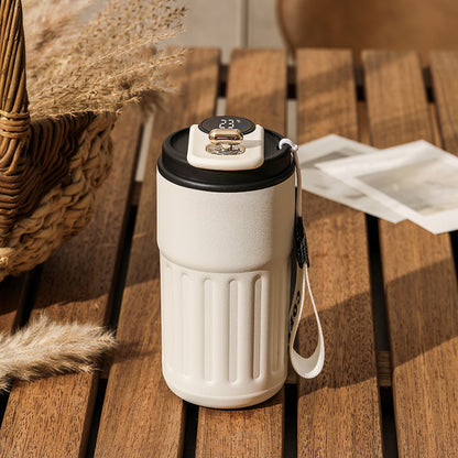Digitale Thermosflasche 450ml Edelstahl Temperaturanzeige - Hobbyfy