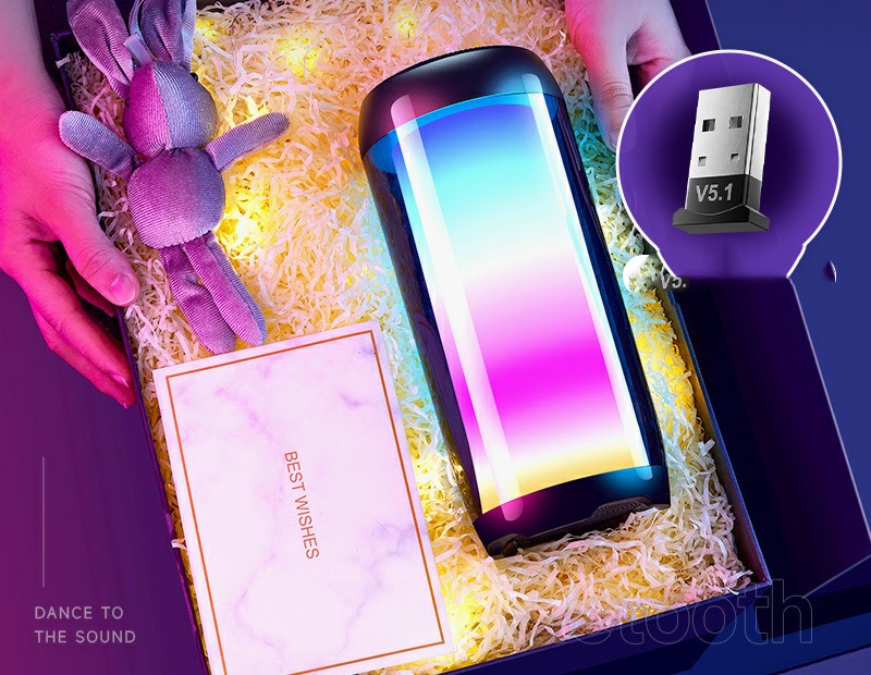 AuroraSound Ambientlicht Gaming Lautsprecher Mit Bluetooth - Hobbyfy