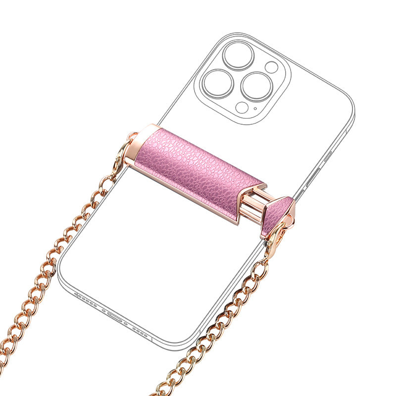 Modekette Universal Crossbody Handyhalter Clip Abnehmbar Silbergrün - Hobbyfy
