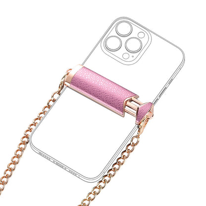 Modekette Universal Crossbody Handyhalter Clip Abnehmbar Silbergrün - Hobbyfy