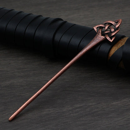 AuroraSilber Dreieck Pfeil Haarspange Geometrisches Design Antik Silber - Hobbyfy