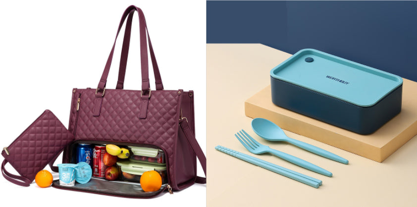 Convenient Commute Lunch Bag Damen Isolierte Kühltasche Auslaufsicher - Hobbyfy