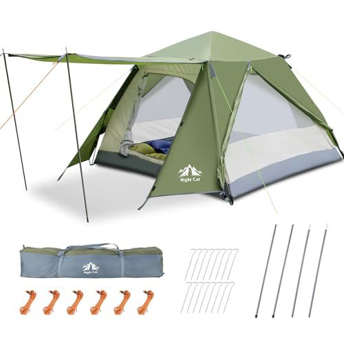 Camping Zelt Zwei Personen Wasserdicht Schneller Aufbau - Hobbyfy