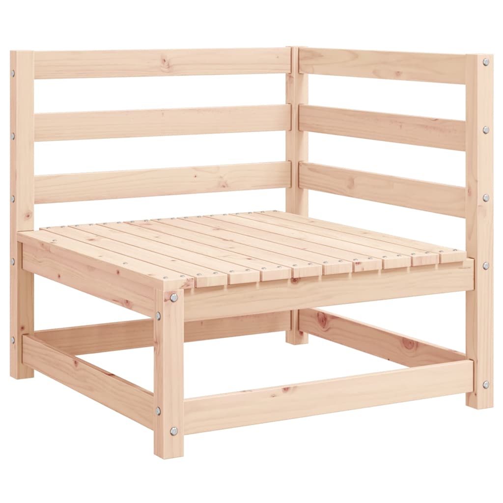 2teiliges Ecksofa Massives Kiefernholz unbehandelt - Hobbyfy