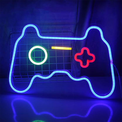 Neon Gamepad Lampe Acryl LED 41x27,5 Cm
